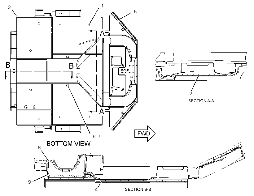 FLOOR GP 2372578 CAT