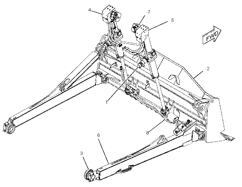 BULLDOZER AR-SEMI-UNIVERSAL 1591628 CAT