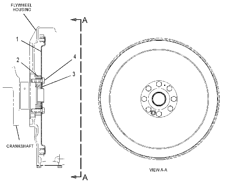 ADAPTER GP-ENGINE TO XMSN 2741902 CAT