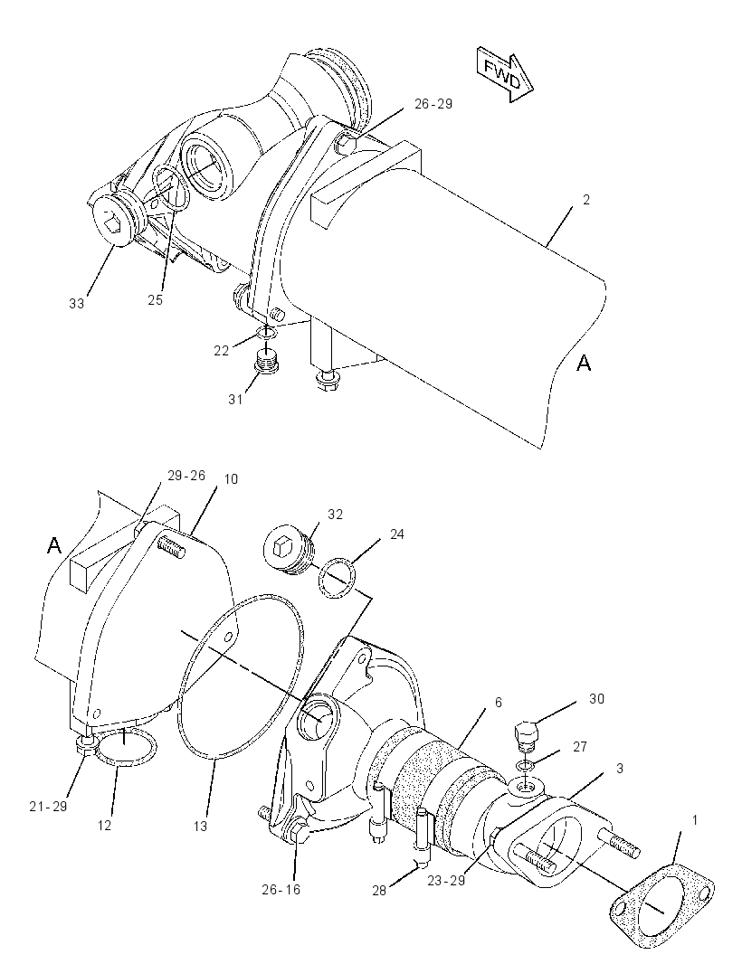 COOLER GP-ENGINE & XMSN OIL 2627138 CAT