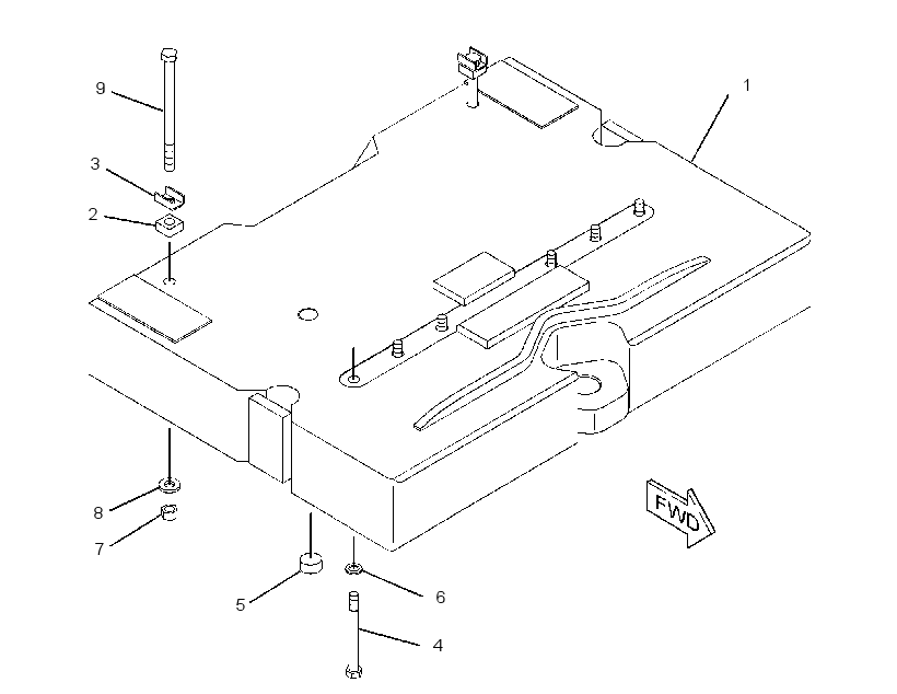 COUNTERWEIGHT GP-FRONT 2777568 CAT