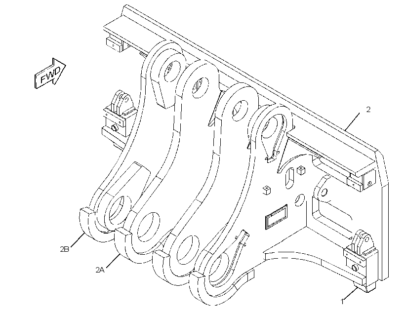 FRAME GP-QUICK COUPLER 2730806 CAT