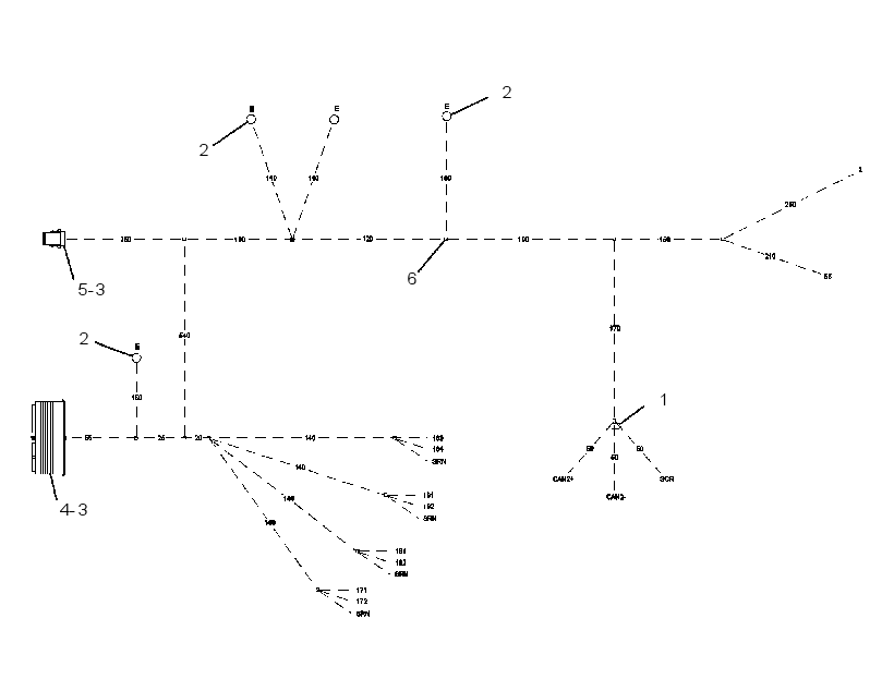 Жгут проводов 2615616 CAT