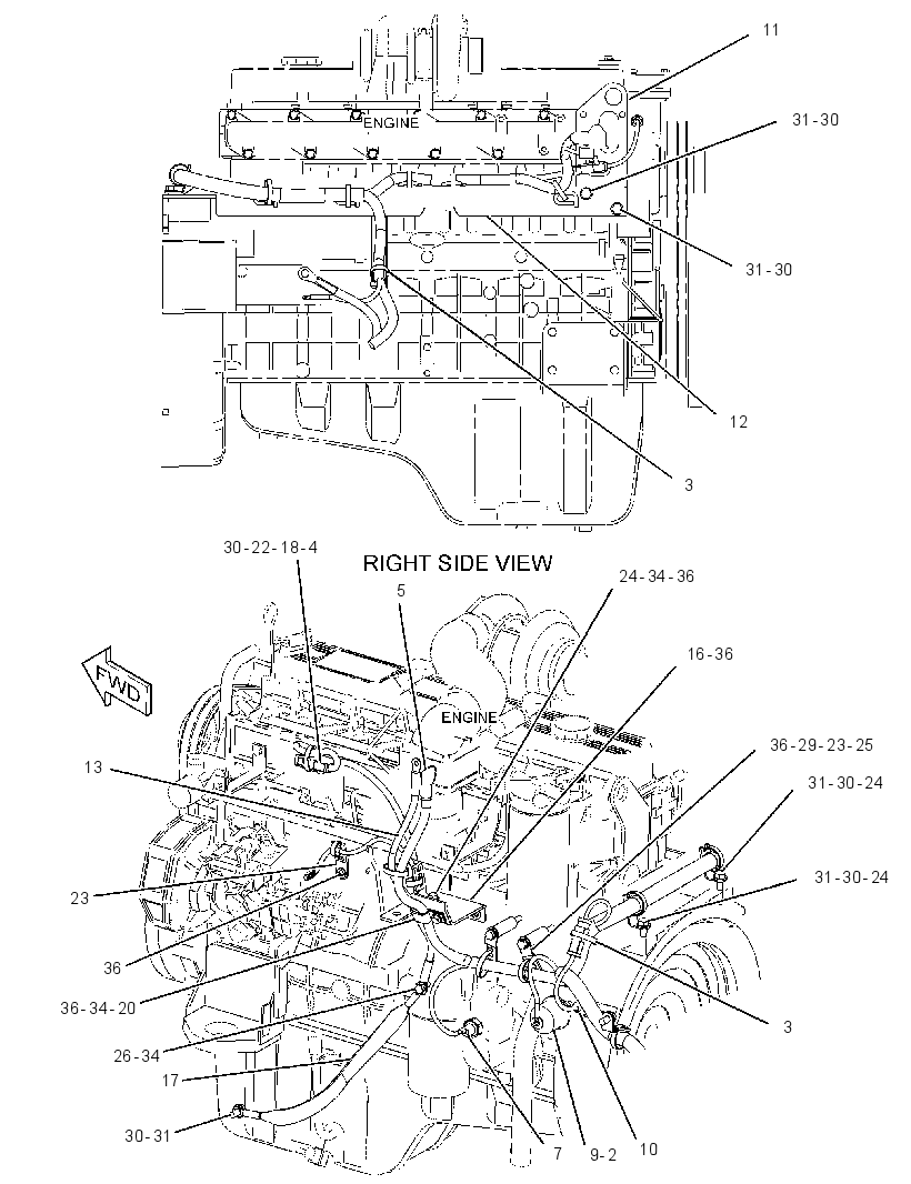 WIRING GP-ENGINE & XMSN 1845294 CAT