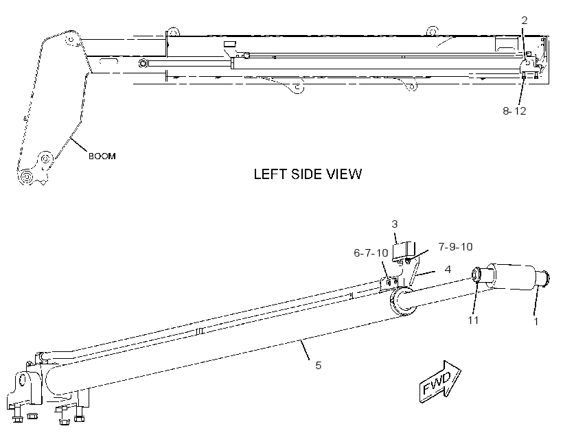 CYLINDER & MTG GP-TELESCOPING 2082601 CAT