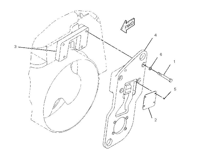 SUPPORT GP-MOTOR 2554061 CAT