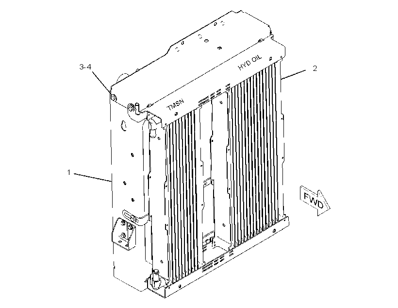 RADIATOR & OIL COOLER GP 2111019 CAT