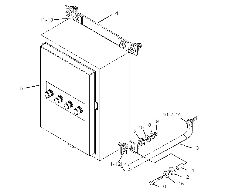 MOUNTING GP-INSTRUMENT 2729884 CAT