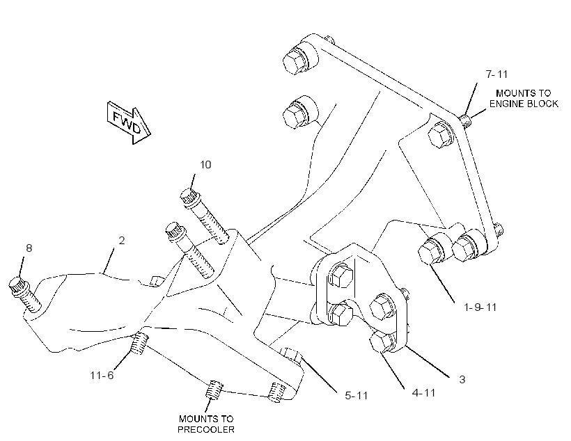 MOUNTING GP-ACTUATOR 2745743 CAT