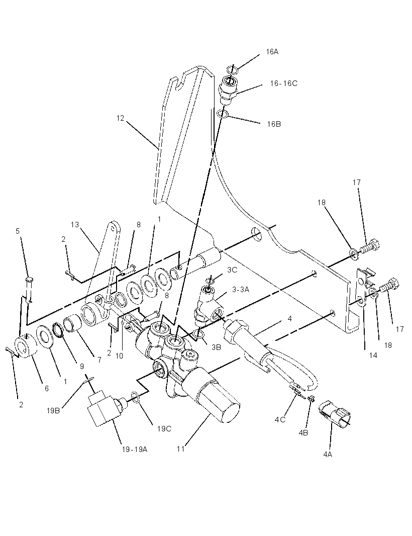 VALVE & MTG GP-BRAKE CONTROL 1463725 CAT