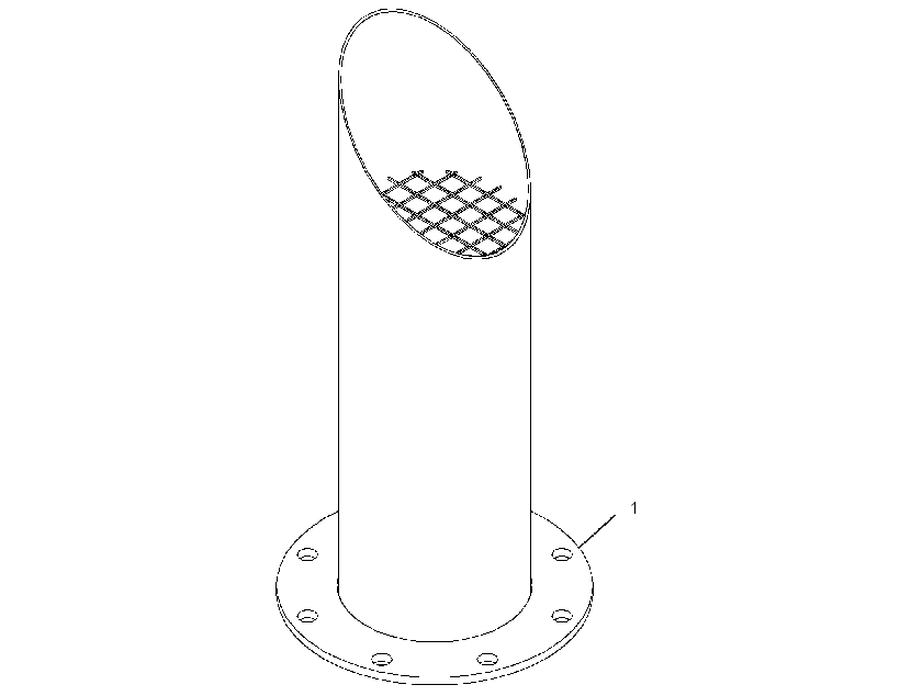 PIPE AS-EXHAUST 2598872 CAT