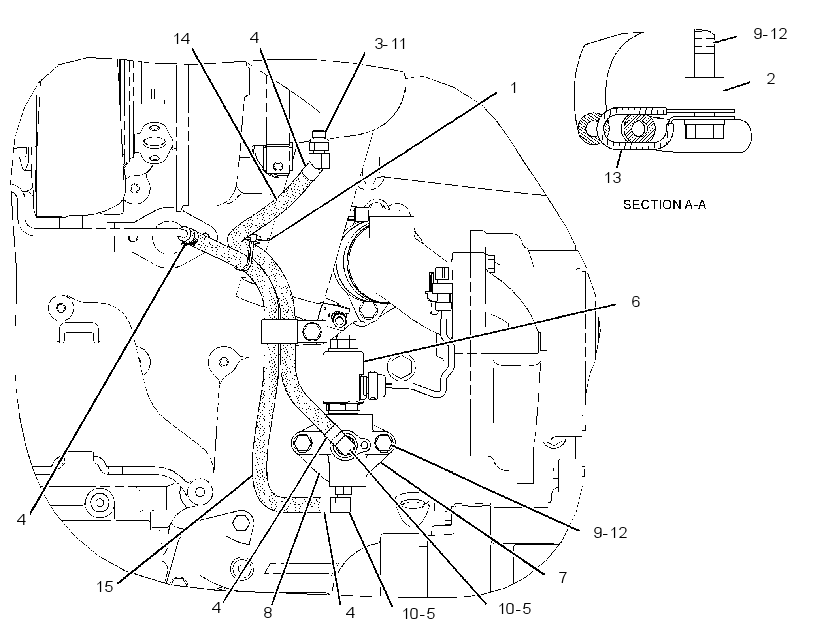VALVE & LINES GP-WASTEGATE 2730415 CAT