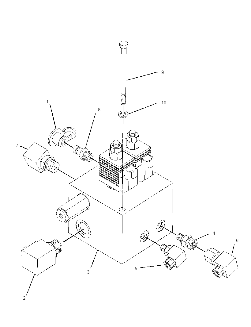 VALVE & MTG GP-TRUCK HITCH 2512089 CAT