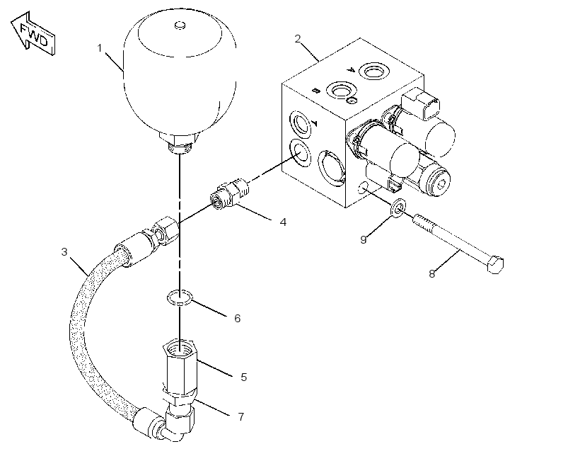 VALVE & ACCUMULATOR GP-PILOT 2650694 CAT