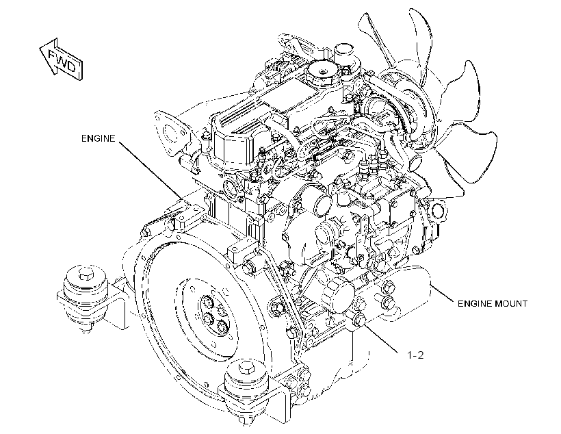 FASTENER GP-ENGINE MOUNTING 2408379 CAT
