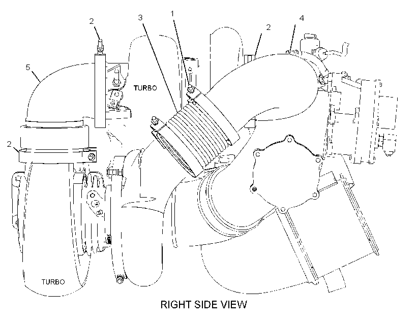 Трубопроводы воздушные 2647847 CAT