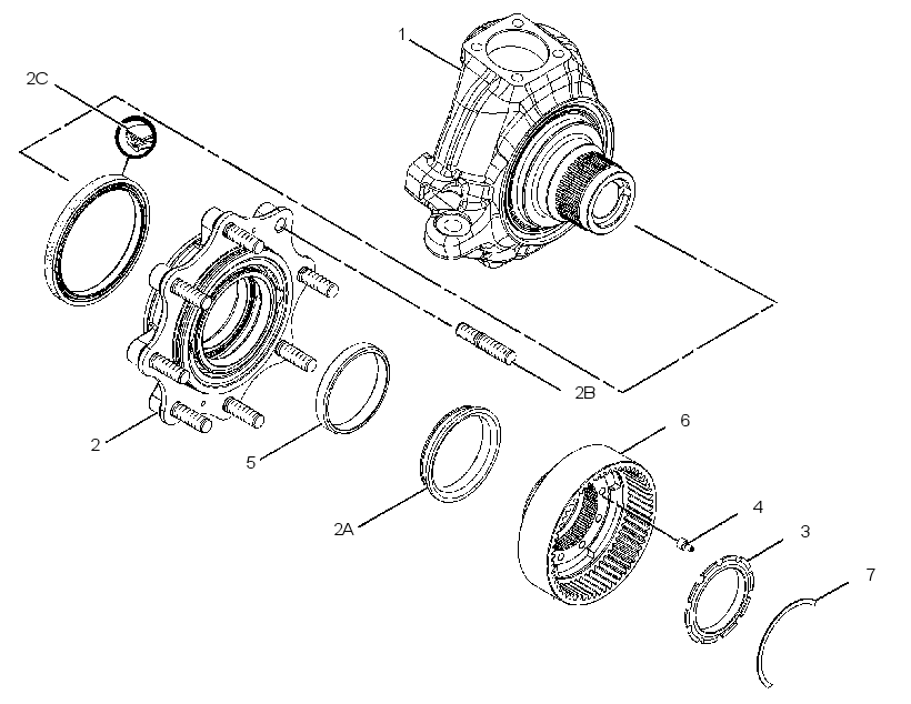 HOUSING & FLANGE GP-AXLE 2099884 CAT