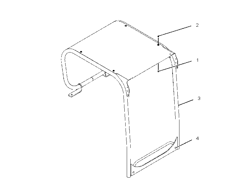 CANOPY GP-OPEN ROPS 2608422 CAT