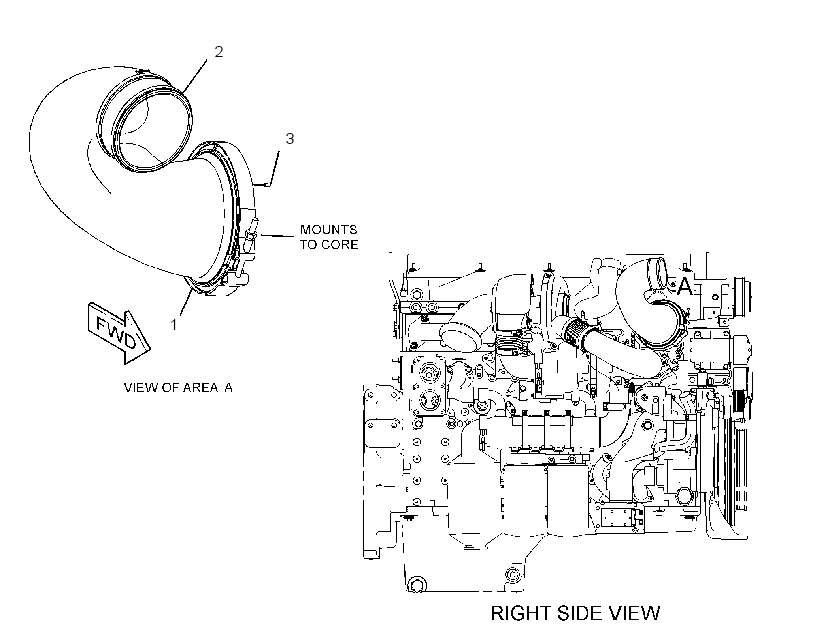 ELBOW GP-PRECOOLER 2804133 CAT