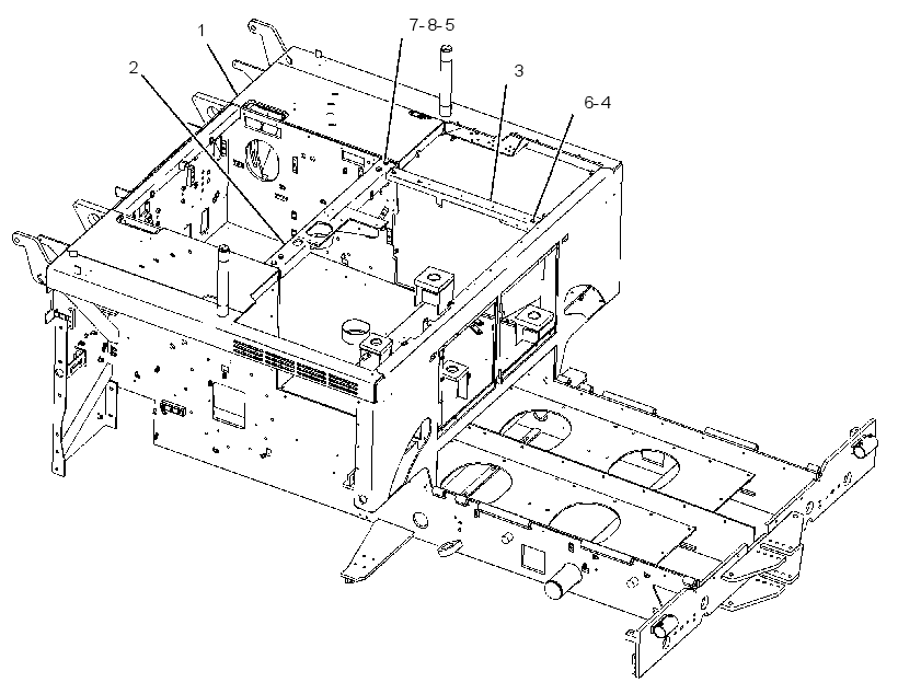 FRAME GP-MAIN 2222613 CAT