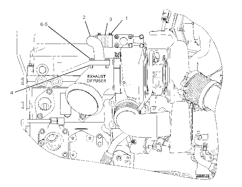 Система отвода газов 2725777 CAT