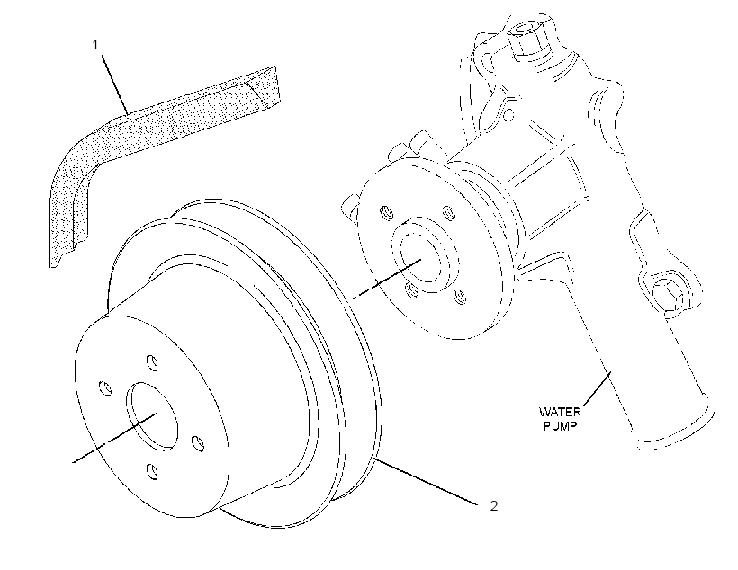 PULLEY GP-WATER PUMP 2929621 CAT