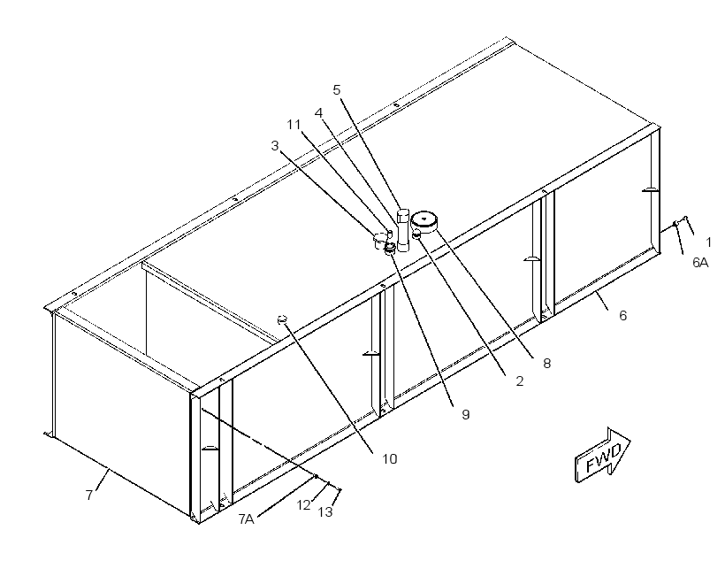 TANK & BASE AS-FUEL 2647162 CAT