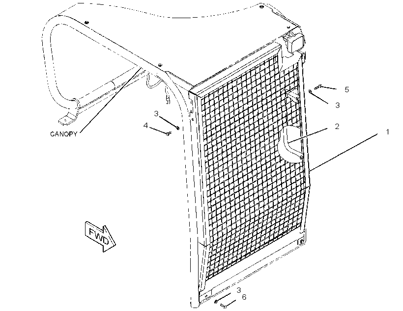 GUARD GP-CANOPY 2429681 CAT