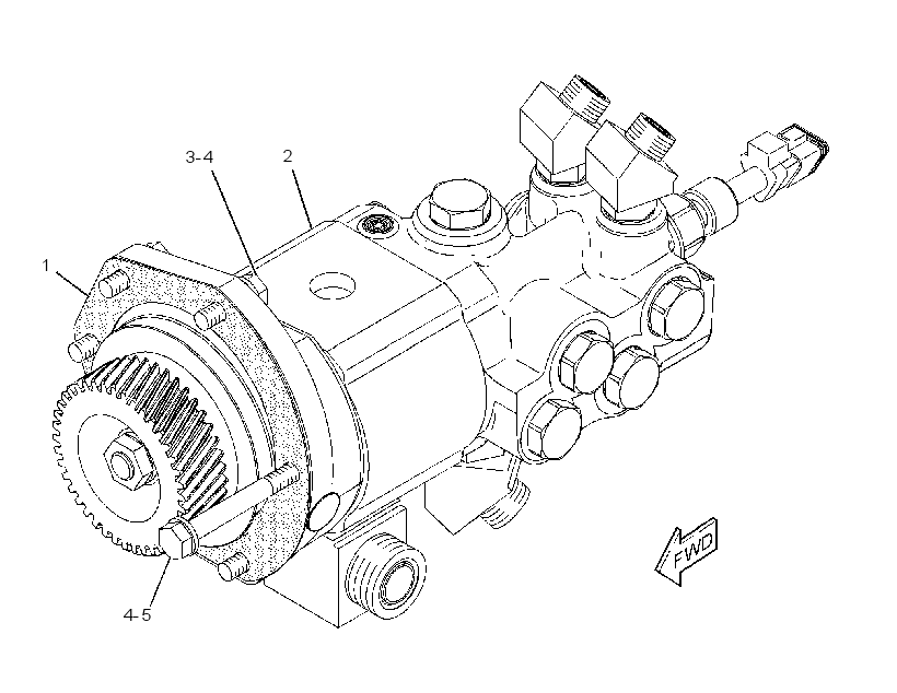 PUMP & MTG GP-BRAKE & HYD FAN 2716440 CAT