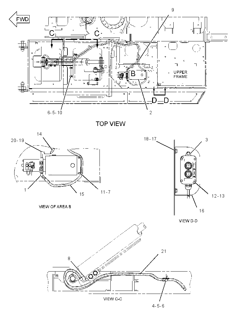 WIRING GP-CAB TILT 2224745 CAT