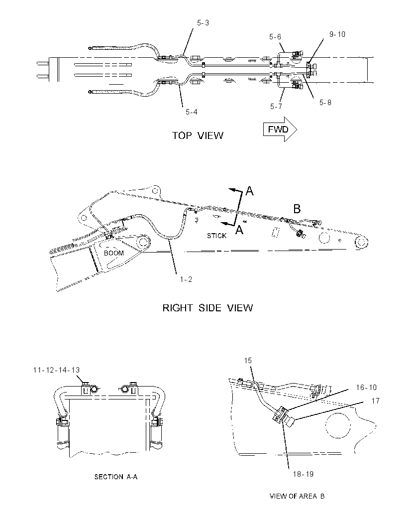 LINES GP-WORK TOOL 2165943 CAT