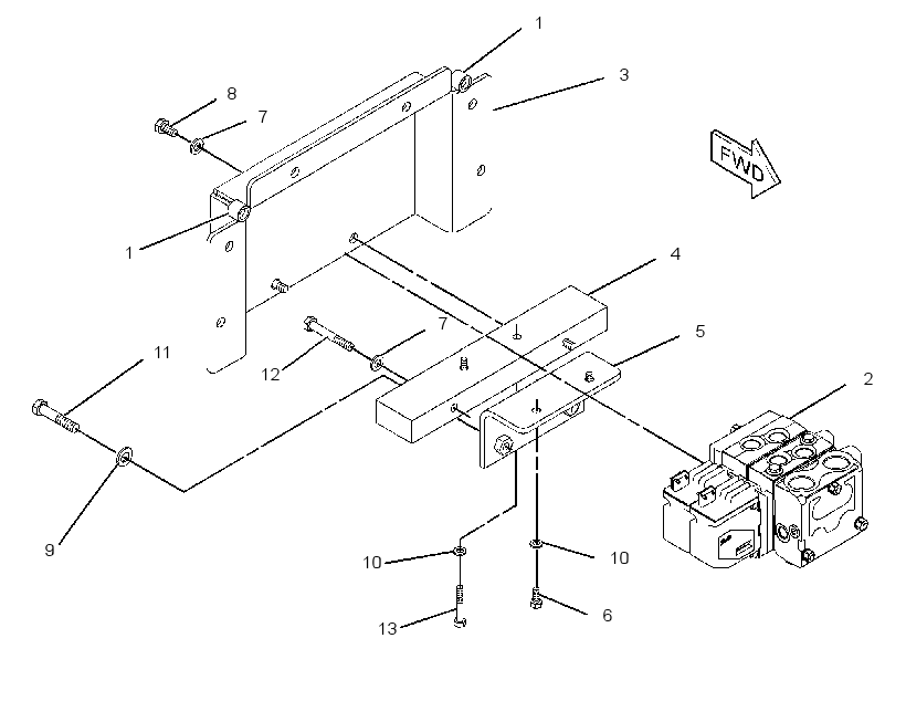 VALVE & MTG GP-BULLDOZER 2275701 CAT