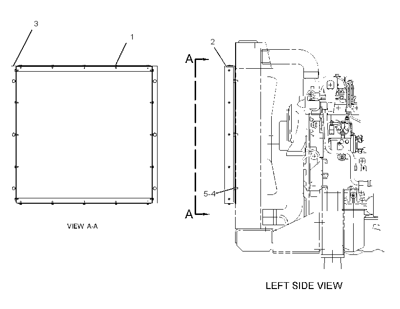 FLANGE GP-RADIATOR 2679584 CAT