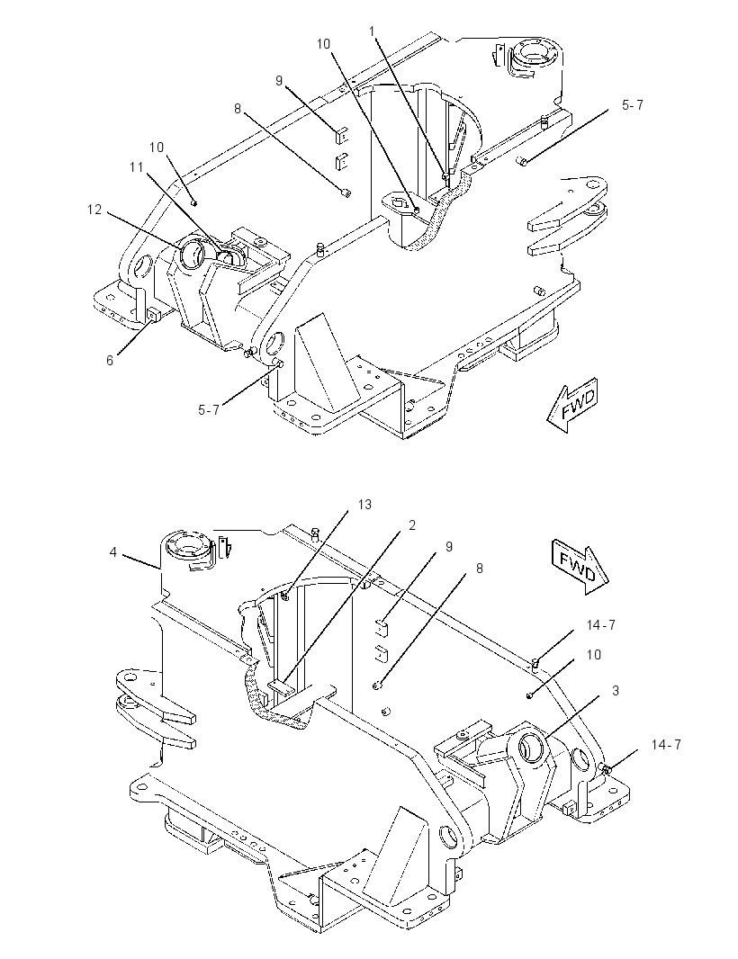 FRAME AS-FRONT 2693435 CAT