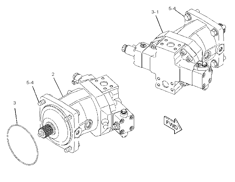 MOTOR & MOUNTING GP 3401013 CAT