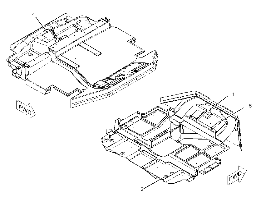 FLOOR GP-SOUND SUPPRESSION 2322964 CAT