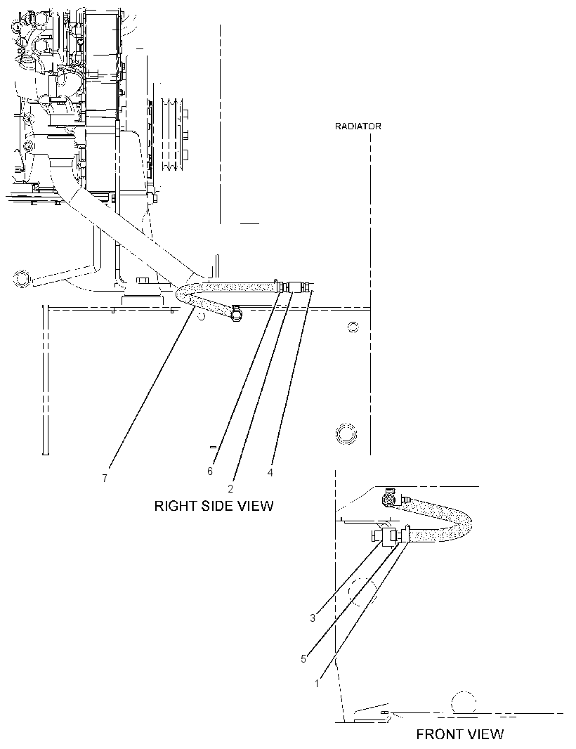 LINES GP-COOLANT DRAIN 2640257 CAT