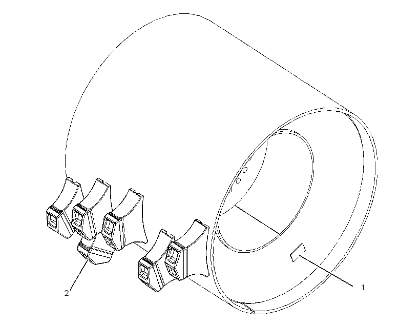 WHEEL AS-TAMPING FOOT 2572552 CAT