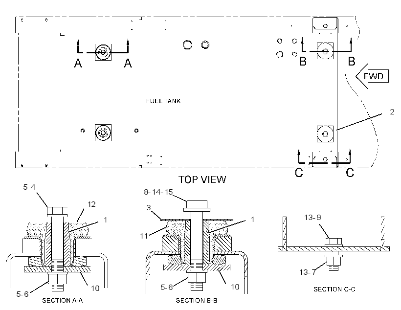 MOUNTING GP-BEAM 2600556 CAT