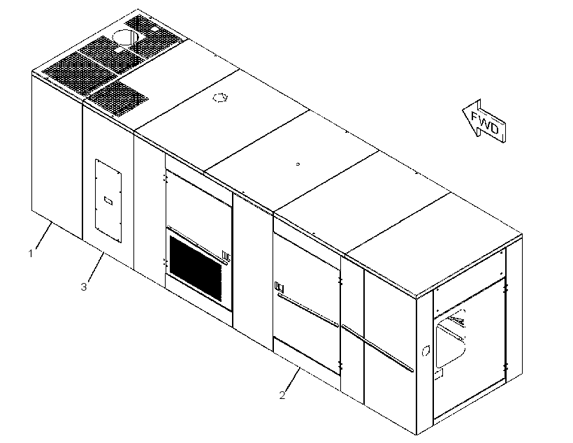 ENCLOSURE GP-GENSET 2752225 CAT