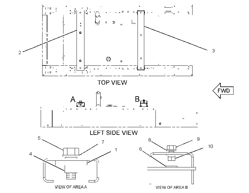 MOUNTING GP-BEAM 2654864 CAT