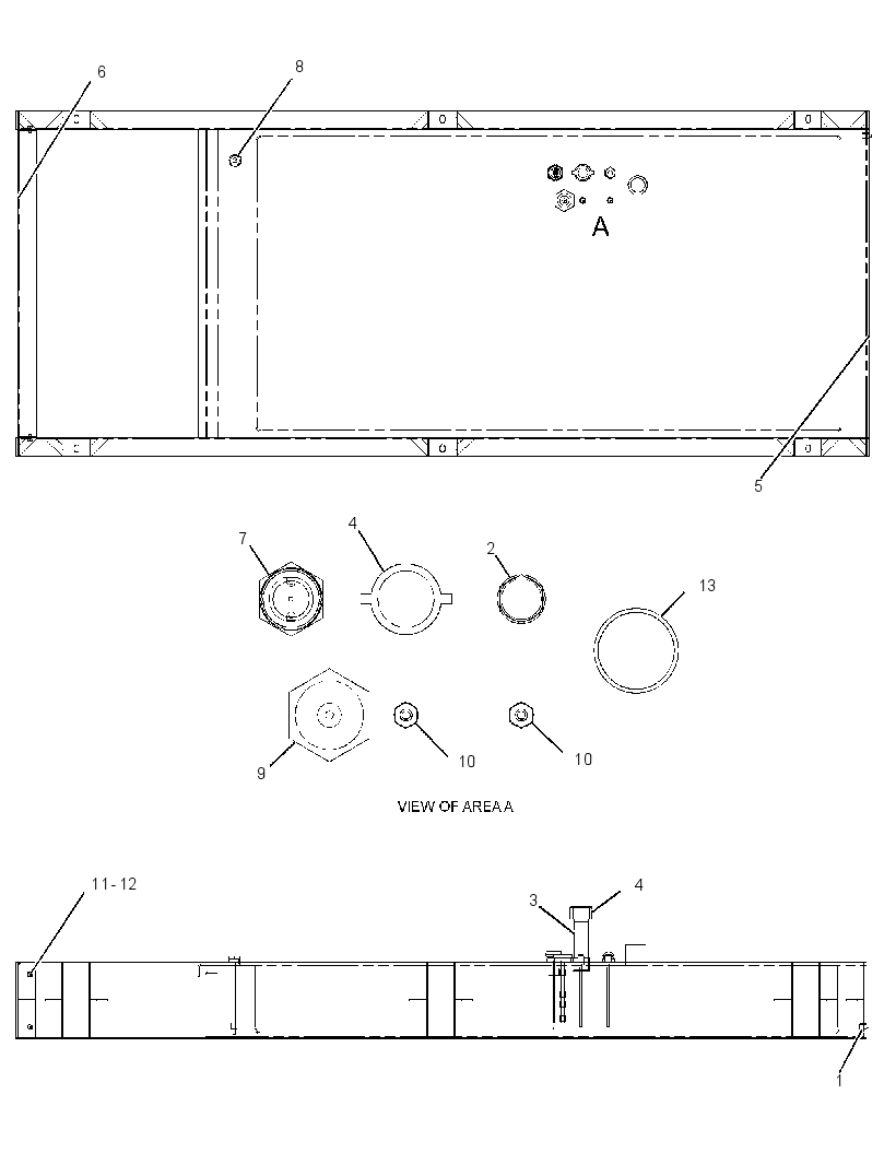 TANK & BASE AS-FUEL 2647149 CAT