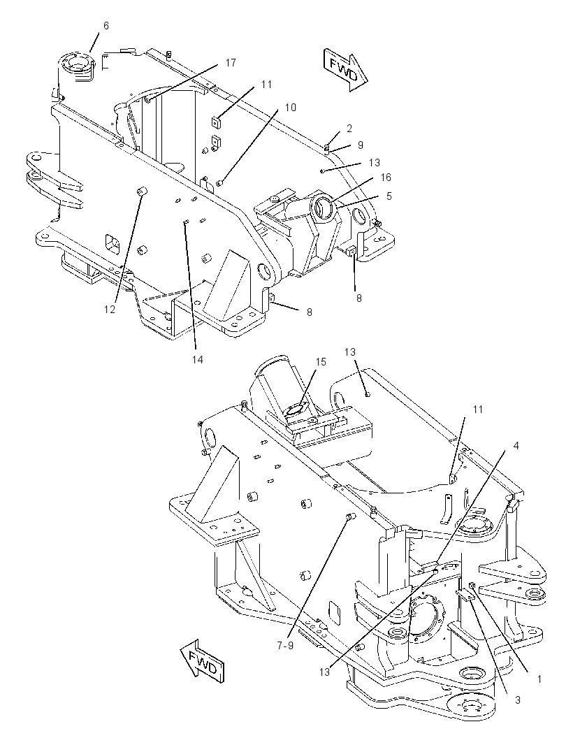 FRAME AS-FRONT 2693455 CAT