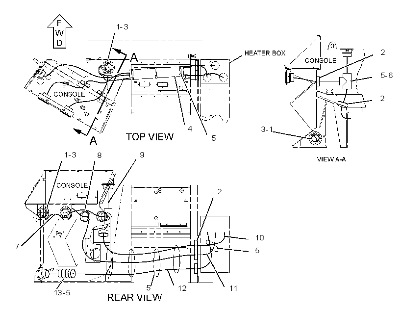 DUCT GP-DEFROSTER 1357884 CAT