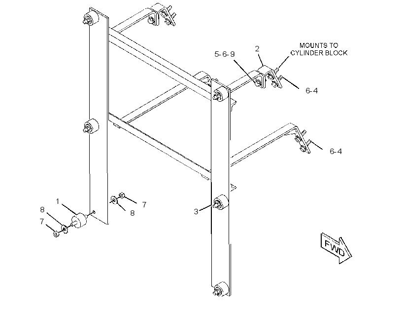 MOUNTING GP-JUNCTION BOX 2754241 CAT