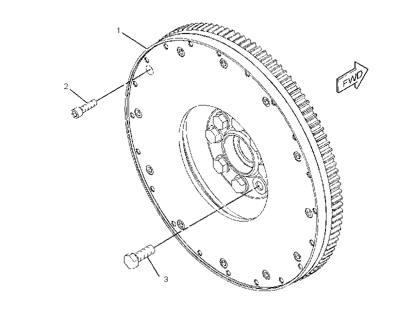 ADAPTER GP-FLYWHEEL 2348197 CAT