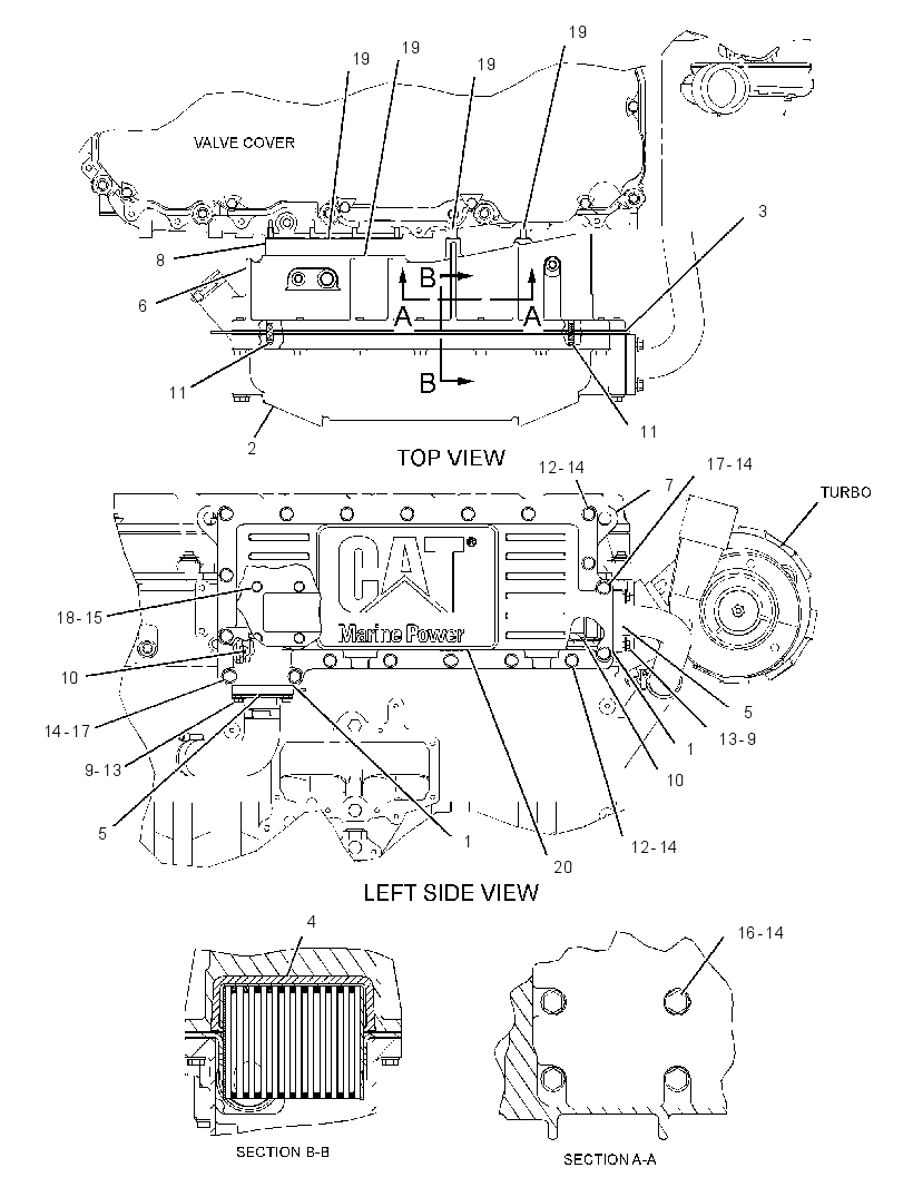 AFTERCOOLER GP 2425336 CAT
