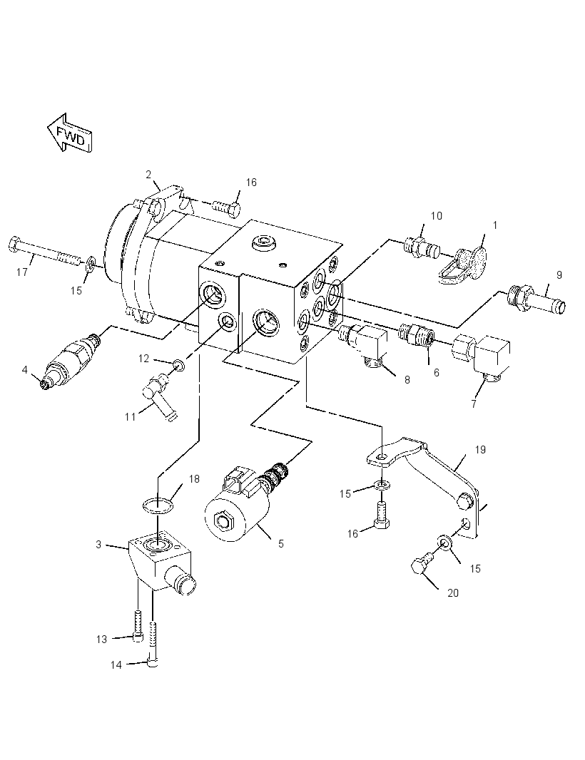 PUMP & MTG GP-HYDRAULIC FAN 2625514 CAT