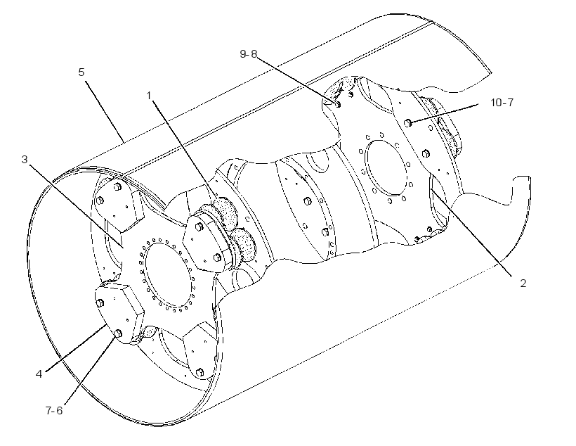 DRUM GP-COMPACTOR 2604733 CAT