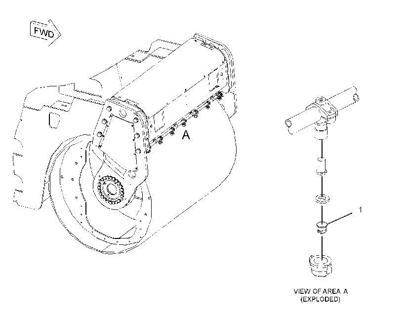 NOZZLE GP-WATER 2762524 CAT